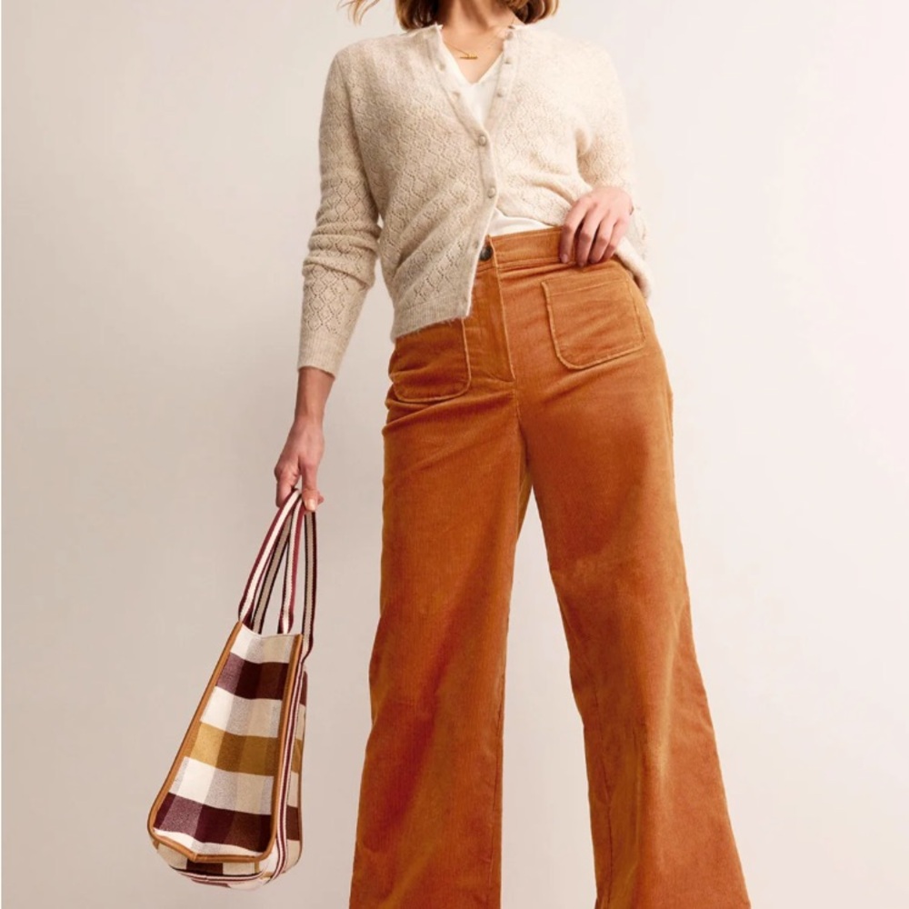 Boden Brown Westbourne Corduroy Pants petite